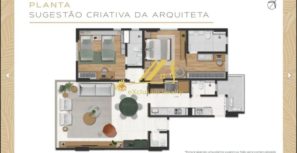 Foto 2 de Apartamento com 3 quartos à venda, 120m2 em Caminho das Árvores, Salvador - BA