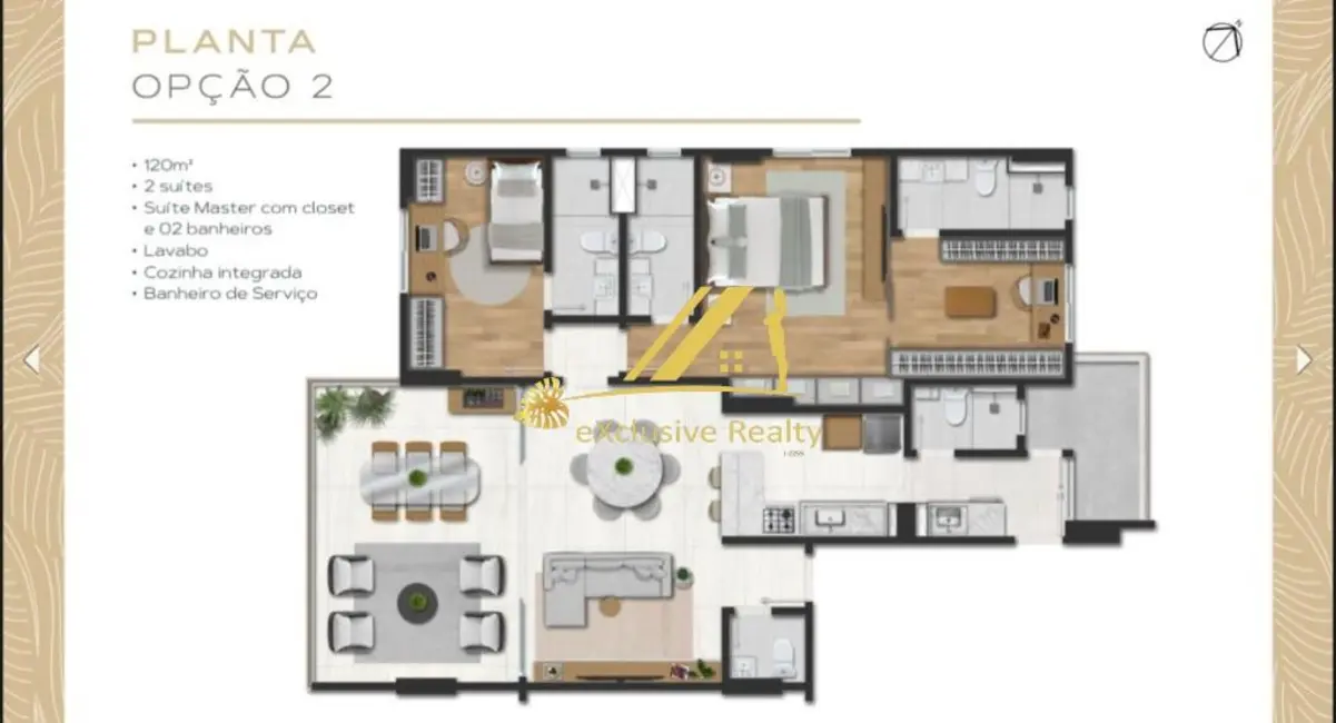 Foto 3 de Apartamento com 3 quartos à venda, 120m2 em Caminho das Árvores, Salvador - BA