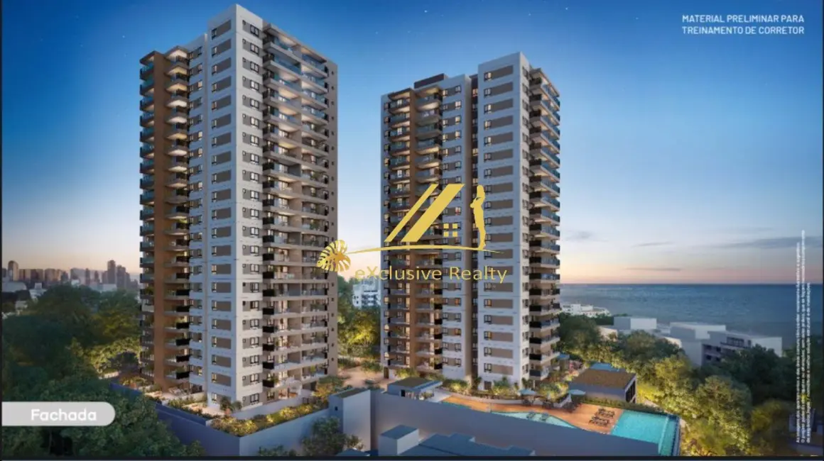 Foto 4 de Apartamento com 3 quartos à venda, 80m2 em Costa Azul, Salvador - BA