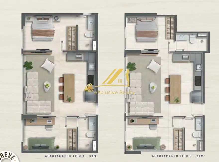 Apartamento com 2 quartos à venda, 57m2 em Pituba, Salvador - BA - imagem 6 Foto 6 de Apartamento com 2 quartos à venda, 57m2 em Pituba, Salvador - BA