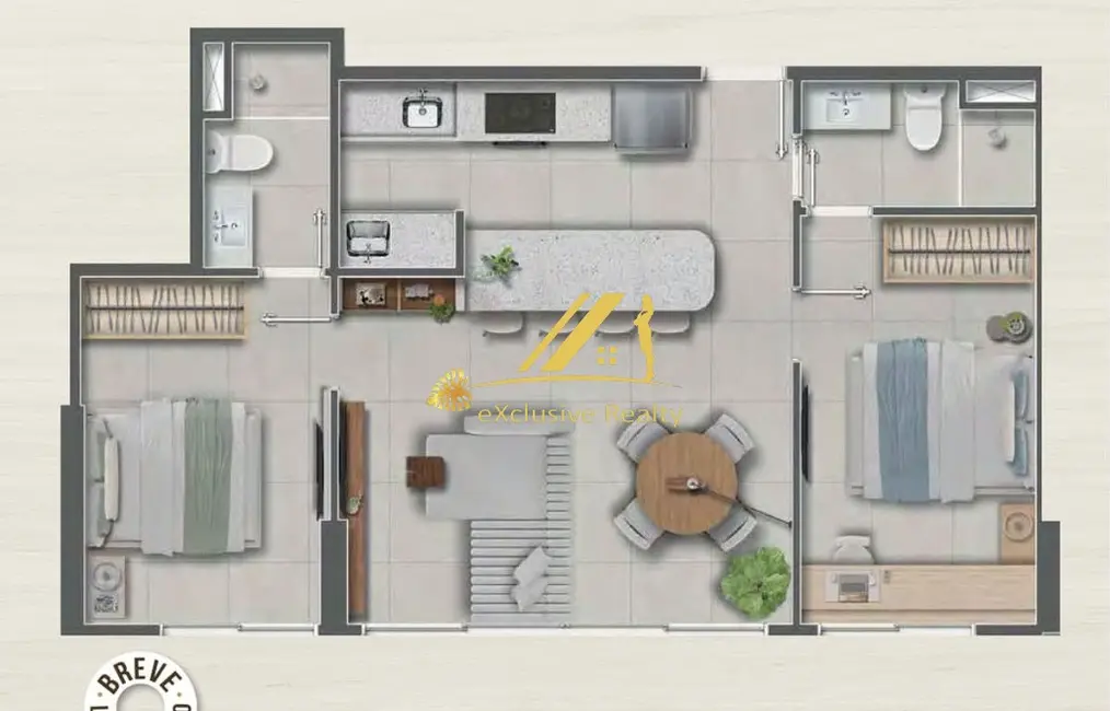 Apartamento com 2 quartos à venda, 57m2 em Pituba, Salvador - BA - imagem 4 Foto 4 de Apartamento com 2 quartos à venda, 57m2 em Pituba, Salvador - BA