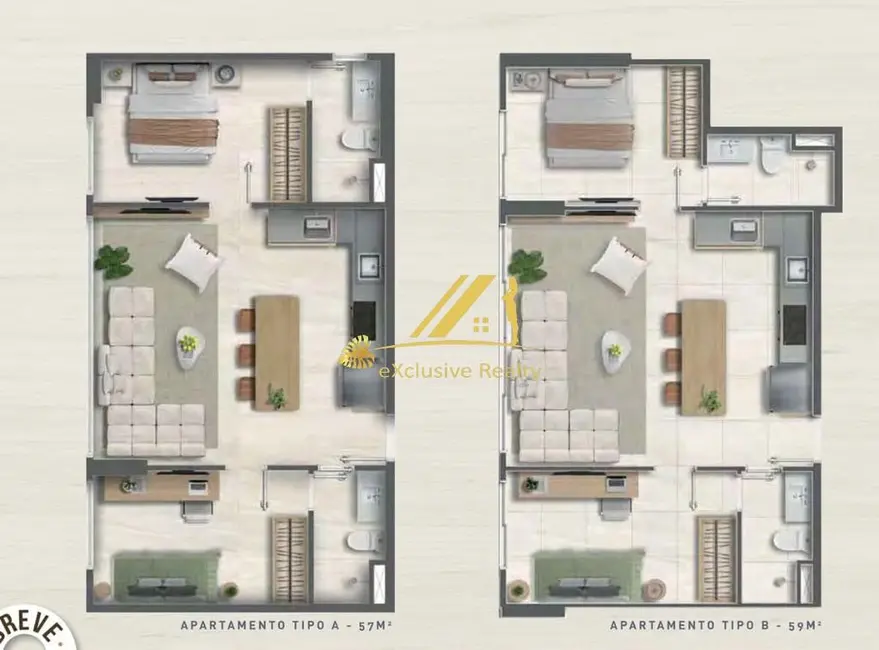 Apartamento com 2 quartos à venda, 57m2 em Pituba, Salvador - BA - imagem 6 Foto 6 de Apartamento com 2 quartos à venda, 57m2 em Pituba, Salvador - BA