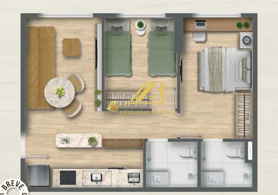 Apartamento com 2 quartos à venda, 57m2 em Pituba, Salvador - BA - imagem 7 Foto 7 de Apartamento com 2 quartos à venda, 57m2 em Pituba, Salvador - BA