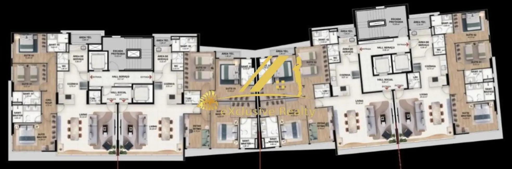 Apartamento com 3 quartos à venda, 115m2 em Patamares, Salvador - BA - imagem 4 Foto 4 de Apartamento com 3 quartos à venda, 115m2 em Patamares, Salvador - BA