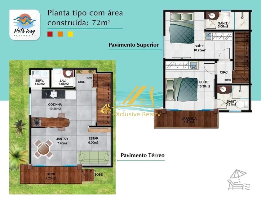Foto 3 de Casa de Condomínio com 2 quartos à venda, 72m2 em Marau - BA