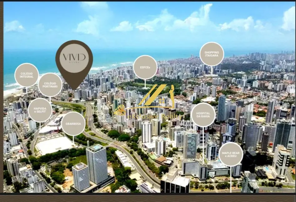 Foto 2 de Apartamento com 3 quartos à venda, 78m2 em Pituba, Salvador - BA