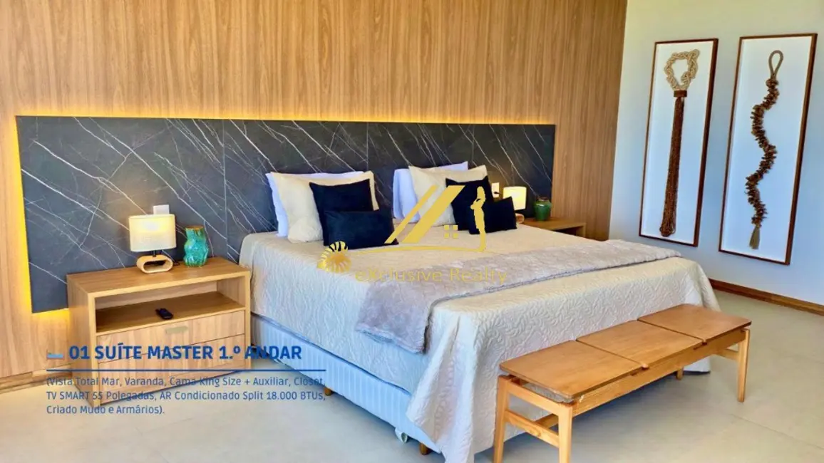 Foto 2 de Casa de Condomínio com 7 quartos à venda e para alugar, 668m2 em Camacari - BA