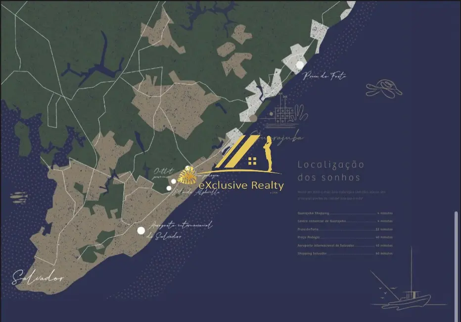 Foto 8 de Terreno / Lote à venda, 872m2 em Camacari - BA