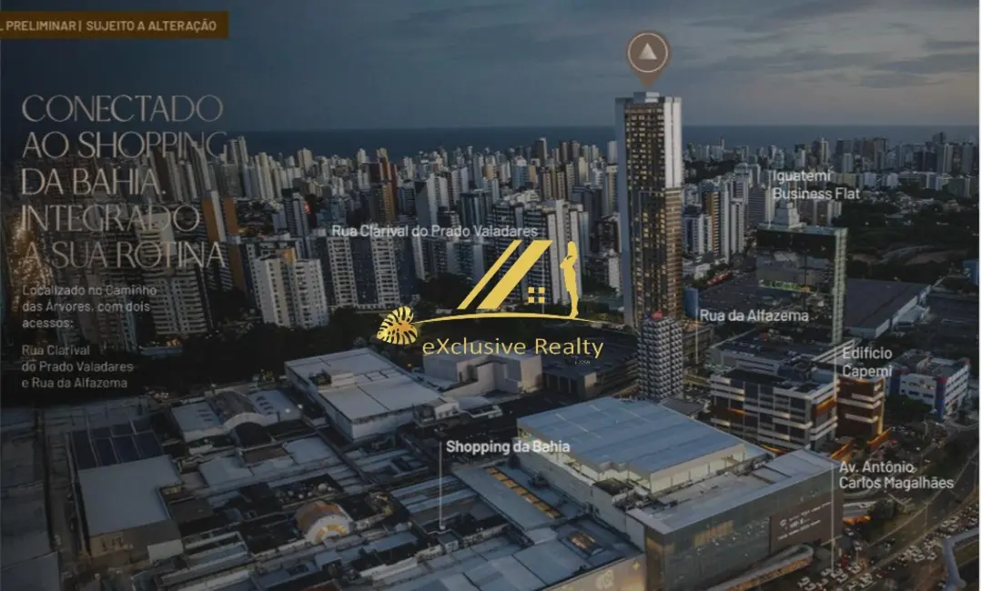 Foto 3 de Apartamento com 1 quarto à venda, 36m2 em Caminho das Árvores, Salvador - BA