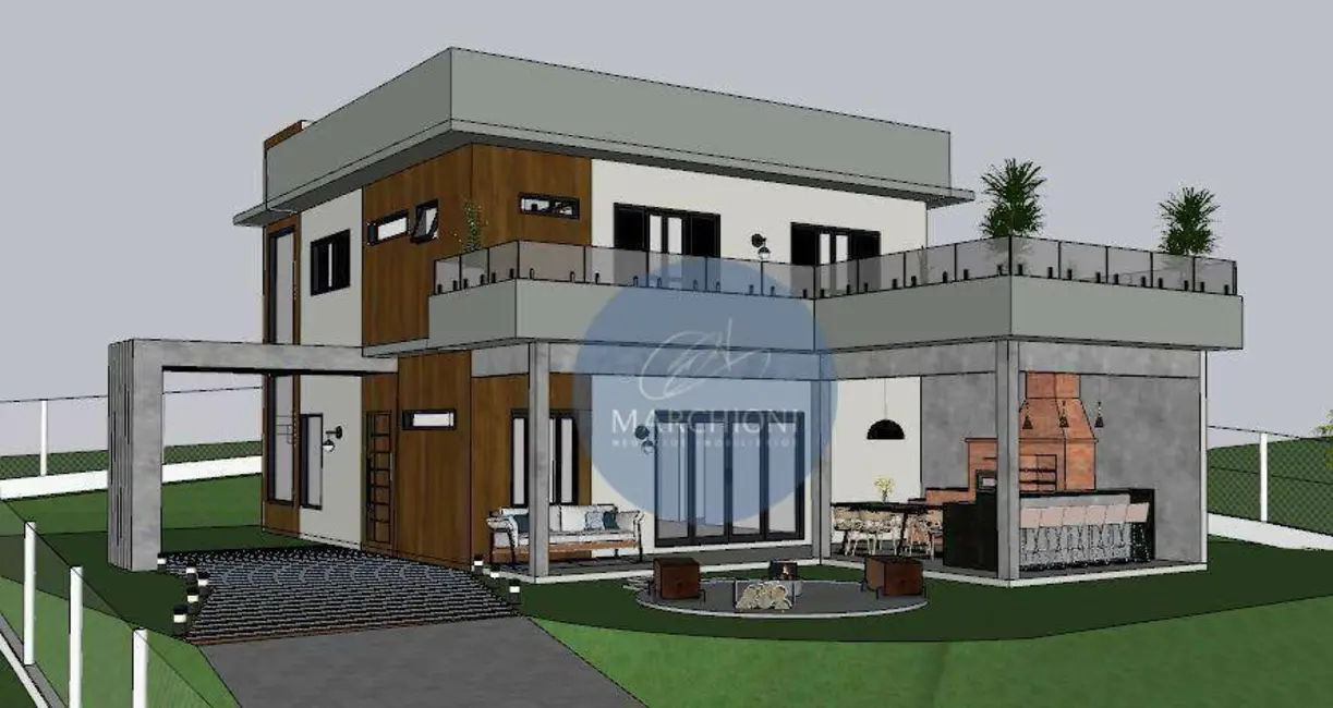 Foto 1 de Chácara com 5 quartos à venda, 1029m2 em Pinhalzinho - SP