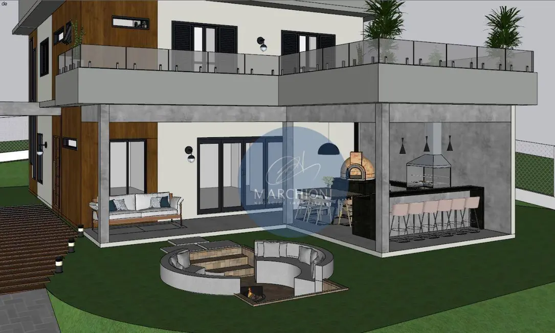 Foto 4 de Chácara com 5 quartos à venda, 1029m2 em Pinhalzinho - SP