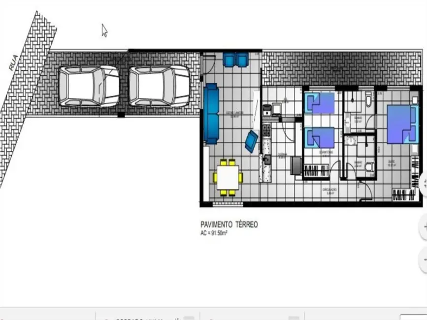 Foto 1 de Casa com 2 quartos à venda, 90m2 em Marapé, Santos - SP