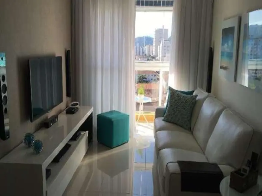Foto 1 de Apartamento com 1 quarto à venda, 49m2 em Campo Grande, Santos - SP