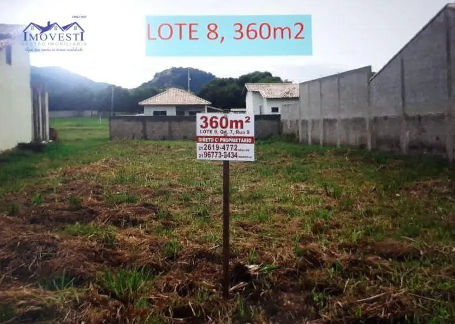 Foto 1 de Terreno / Lote à venda, 360m2 em Marica - RJ
