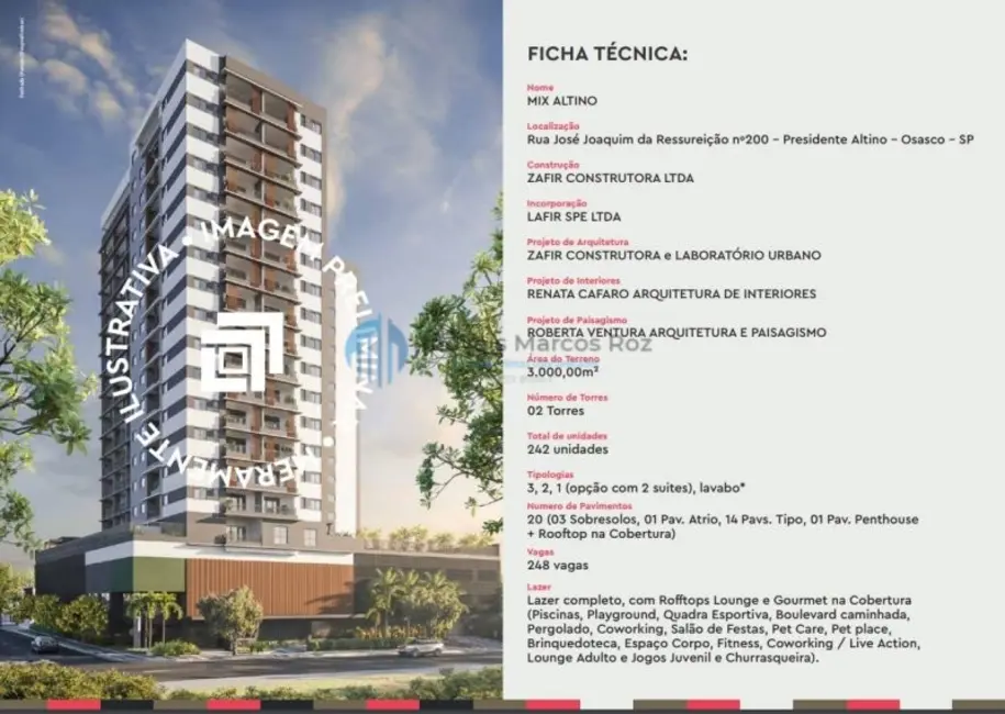 Apartamento com 1 quarto à venda, 28m2 em Presidente Altino, Osasco - SP - imagem 4 Foto 4 de Apartamento com 1 quarto à venda, 28m2 em Presidente Altino, Osasco - SP