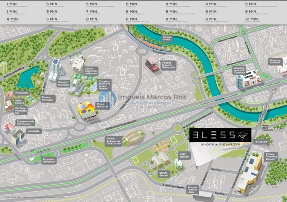 Foto 7 de Apartamento com 2 quartos à venda, 59m2 em Barueri - SP