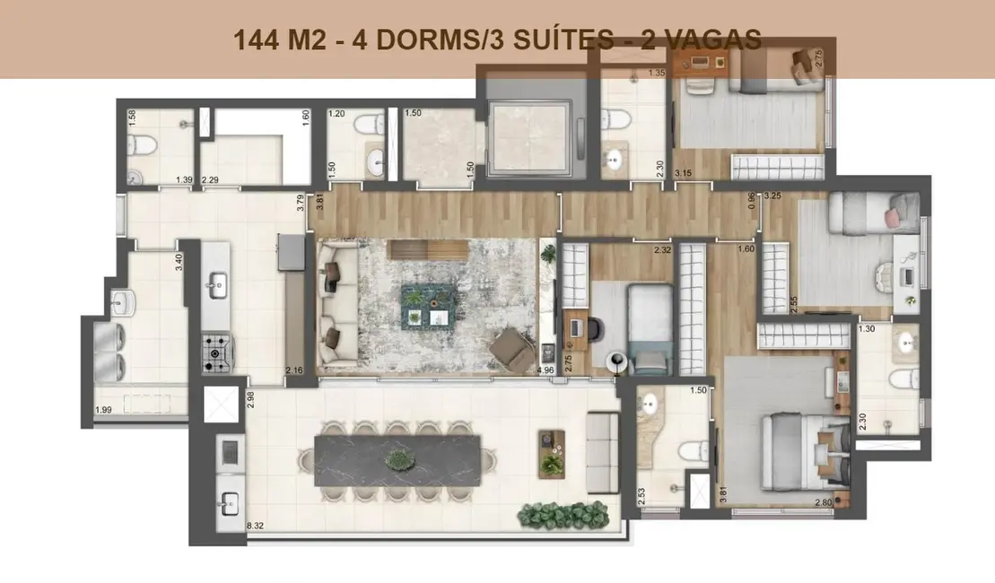 Foto 1 de Apartamento com 4 quartos à venda, 123m2 em Vila Mariana, São Paulo - SP