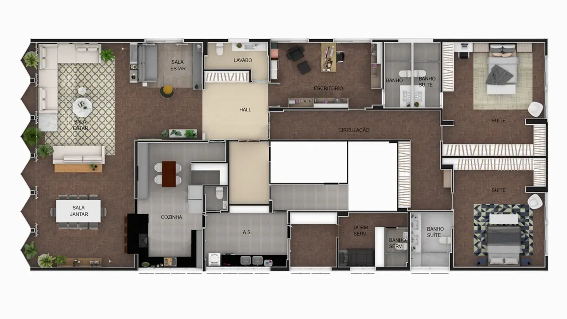 Foto 6 de Apartamento com 3 quartos à venda, 322m2 em Higienópolis, São Paulo - SP