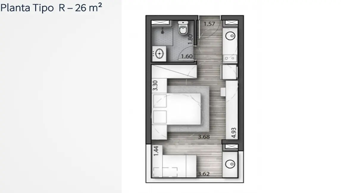 Foto 1 de Apartamento com 1 quarto à venda, 26m2 em Vila Mariana, São Paulo - SP