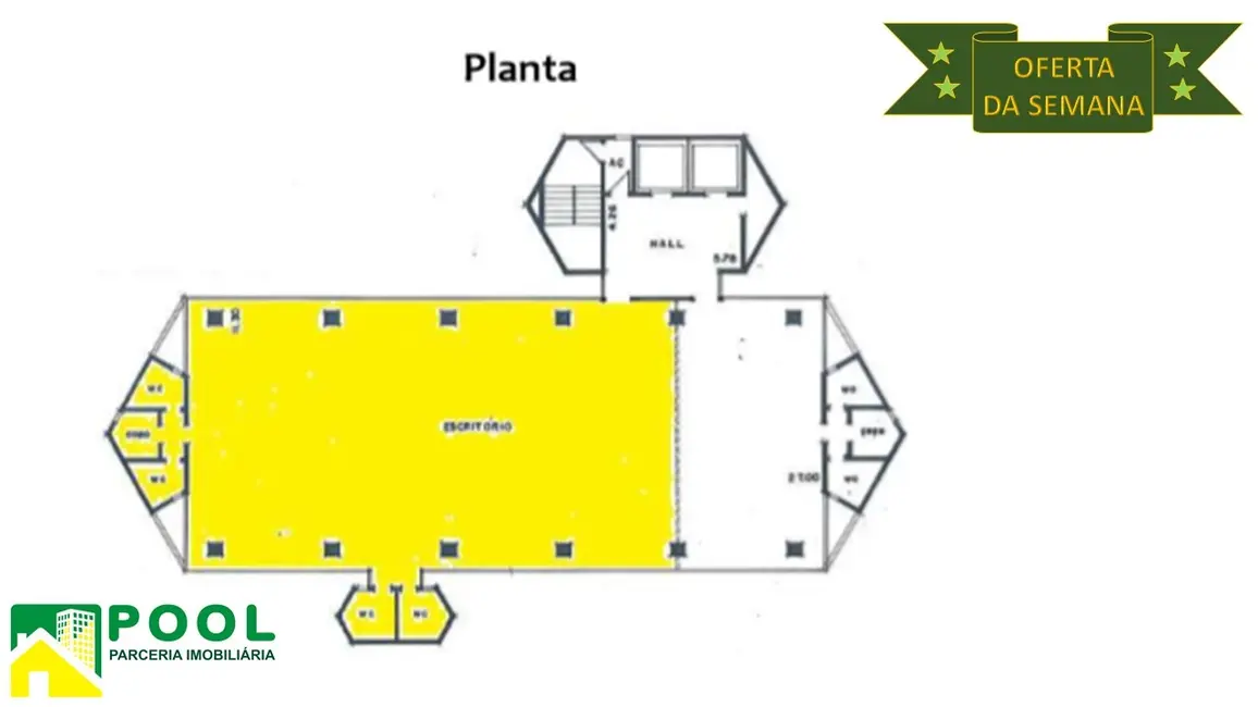 Foto 4 de Sala Comercial para alugar, 268m2 em Cidade Monções, São Paulo - SP