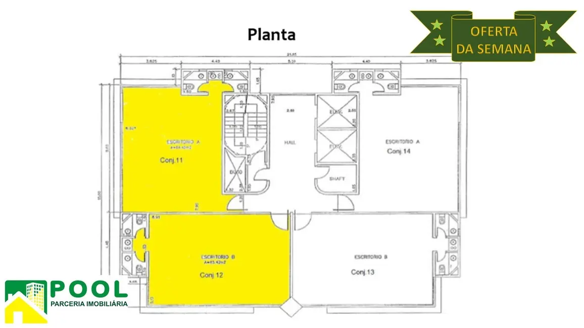 Foto 3 de Sala Comercial para alugar, 140m2 em Brooklin Paulista, São Paulo - SP