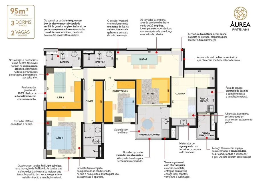 Foto 1 de Apartamento com 3 quartos à venda, 95m2 em Vila Guiomar, Santo Andre - SP