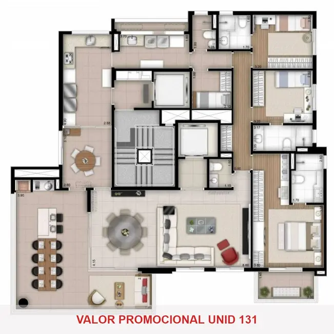 Foto 1 de Apartamento com 3 quartos à venda, 203m2 em Paraíso, São Paulo - SP