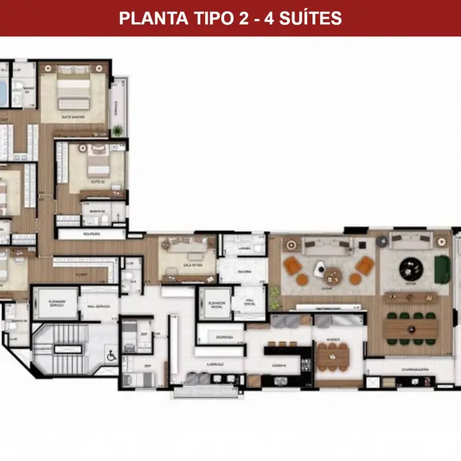 Foto 2 de Apartamento com 4 quartos à venda, 330m2 em Itaim Bibi, São Paulo - SP