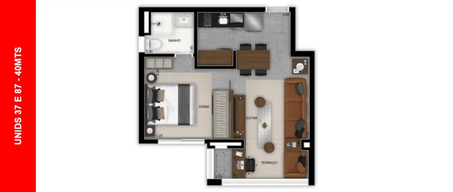 Apartamento com 1 quarto à venda, 40m2 em Jardim Paulista, São Paulo - SP - imagem 1 Foto 1 de Apartamento com 1 quarto à venda, 40m2 em Jardim Paulista, São Paulo - SP