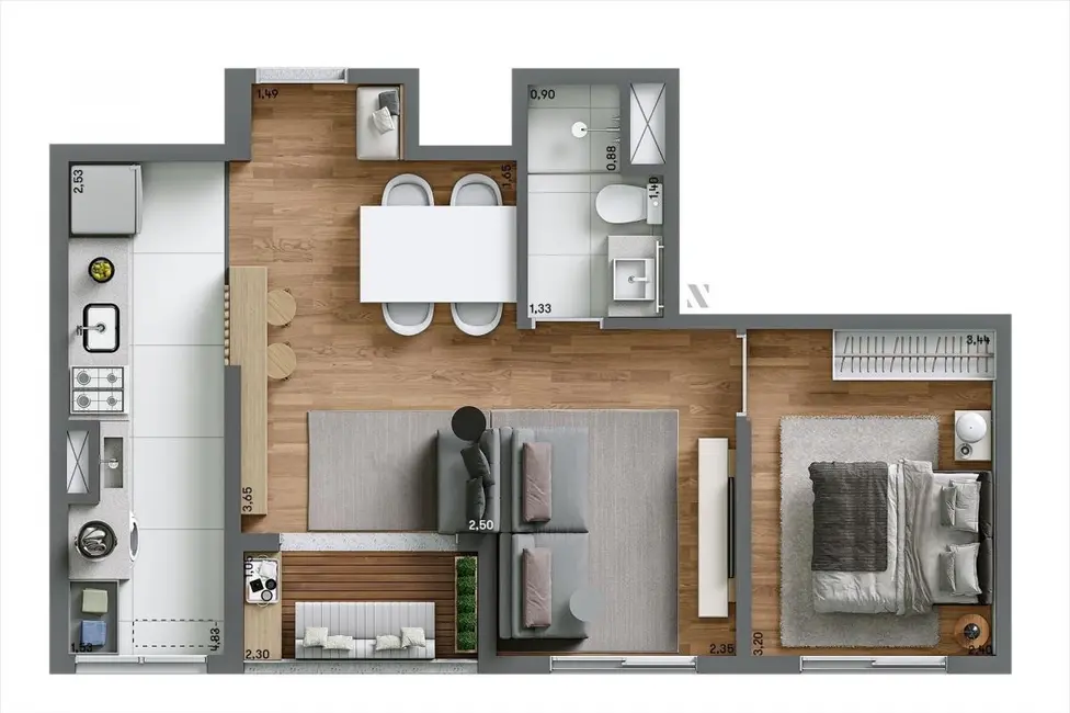 Apartamento com 2 quartos à venda, 46m2 em Vila Constança, São Paulo - SP - imagem 1 Foto 1 de Apartamento com 2 quartos à venda, 46m2 em Vila Constança, São Paulo - SP