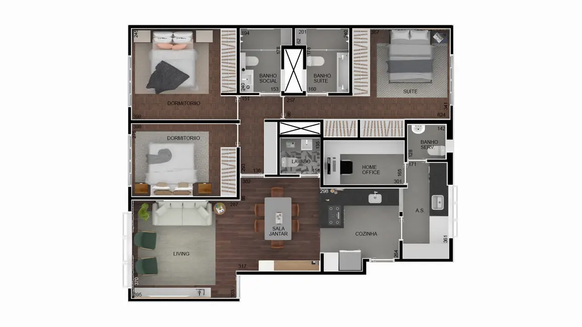 Foto 9 de Apartamento com 3 quartos à venda, 119m2 em Pinheiros, São Paulo - SP