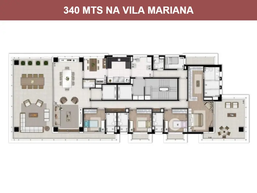 Foto 1 de Apartamento com 4 quartos à venda, 340m2 em Vila Mariana, São Paulo - SP