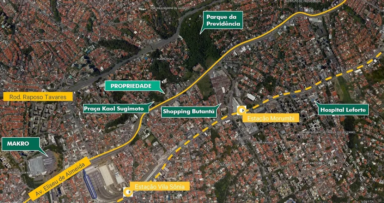 Terreno / Lote à venda e para alugar, 1270m2 em Instituto de Previdência, São Paulo - SP - imagem 4 Foto 4 de Terreno / Lote à venda e para alugar, 1270m2 em Instituto de Previdência, São Paulo - SP