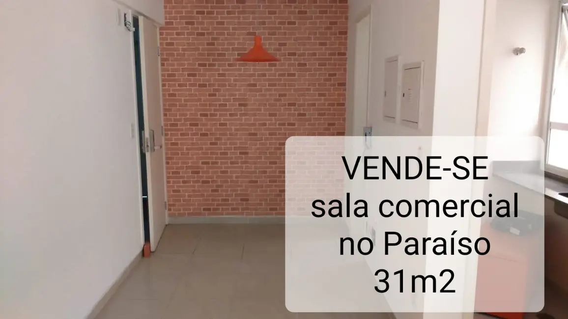 Foto 1 de Sala Comercial com 1 quarto à venda, 34m2 em Paraíso, São Paulo - SP