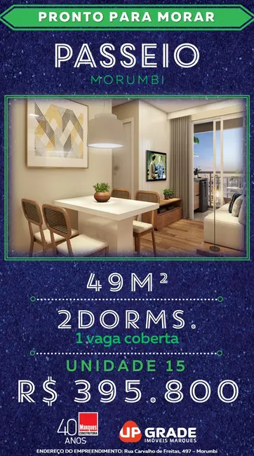 Foto 1 de Apartamento com 2 quartos à venda, 49m2 em Vila Andrade, São Paulo - SP