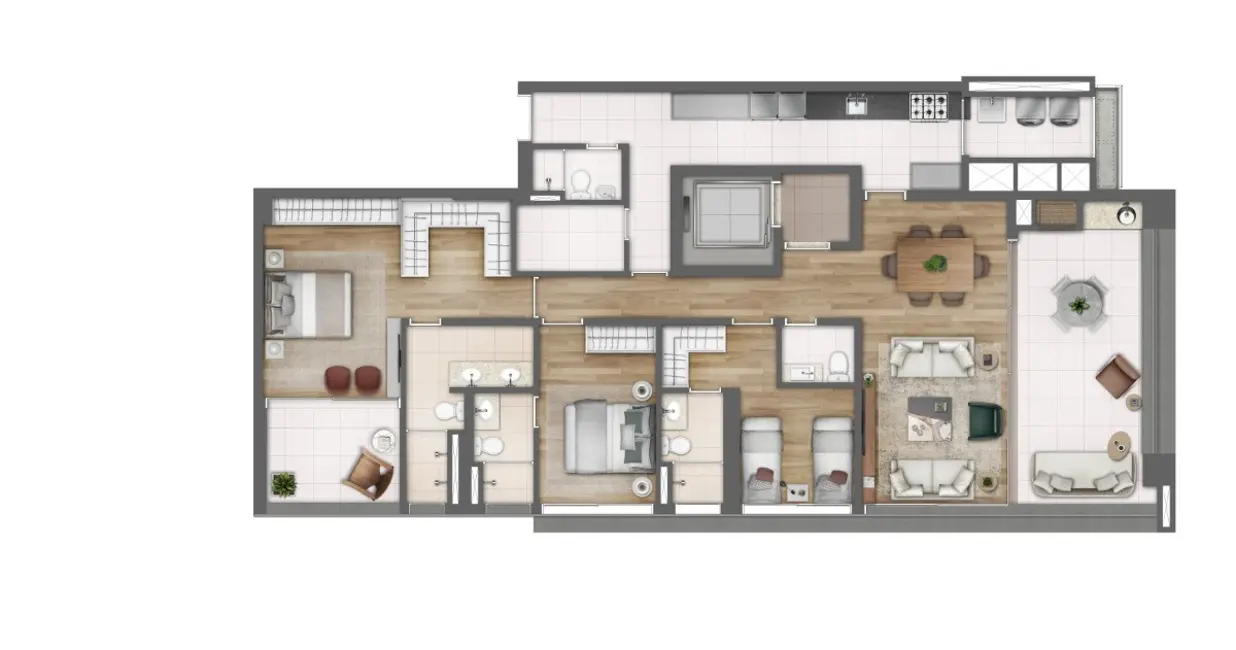 Foto 5 de Apartamento com 3 quartos à venda, 346m2 em Pinheiros, São Paulo - SP