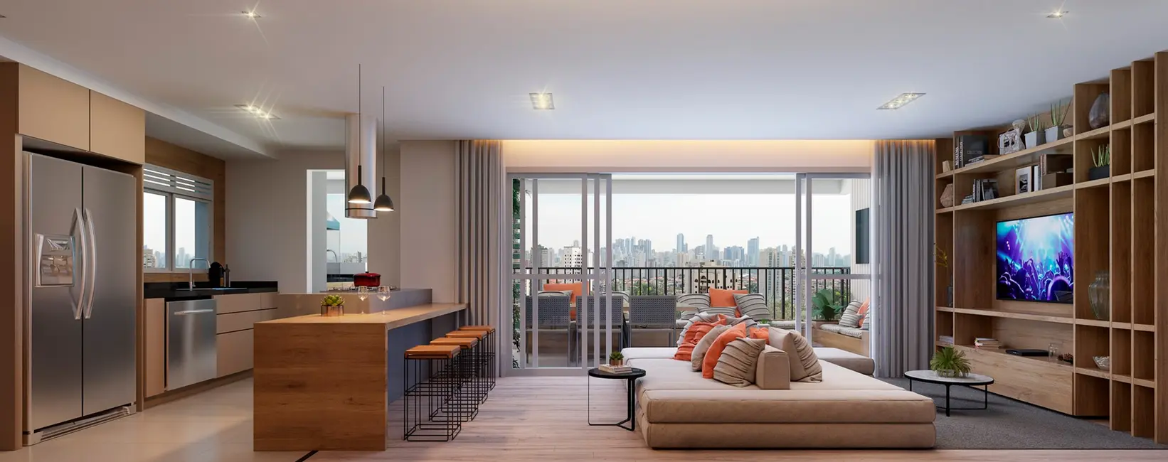 Apartamento com 4 quartos à venda, 133m2 em Vila Andrade, São Paulo - SP - imagem 5 Foto 5 de Apartamento com 4 quartos à venda, 133m2 em Vila Andrade, São Paulo - SP