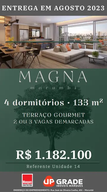 Foto 1 de Apartamento com 4 quartos à venda, 133m2 em Vila Andrade, São Paulo - SP
