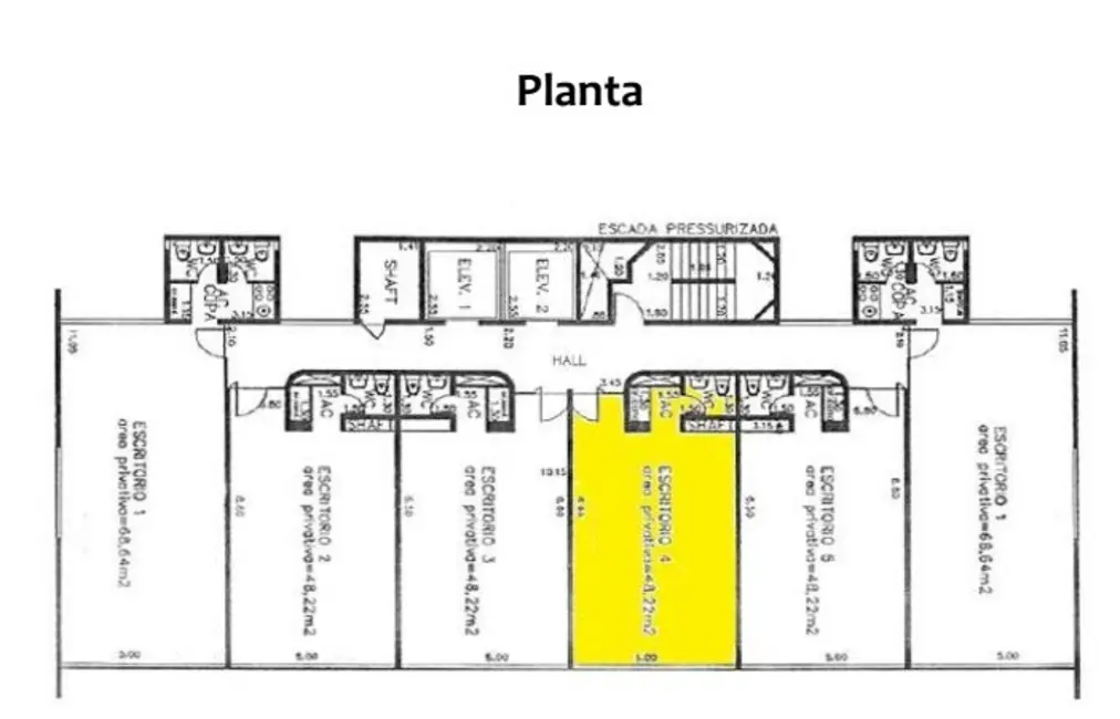 Foto 2 de Sala Comercial para alugar, 49m2 em Cidade Monções, São Paulo - SP