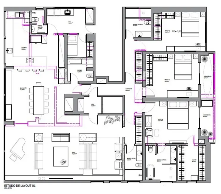 Foto 1 de Apartamento com 3 quartos à venda, 290m2 em Higienópolis, São Paulo - SP