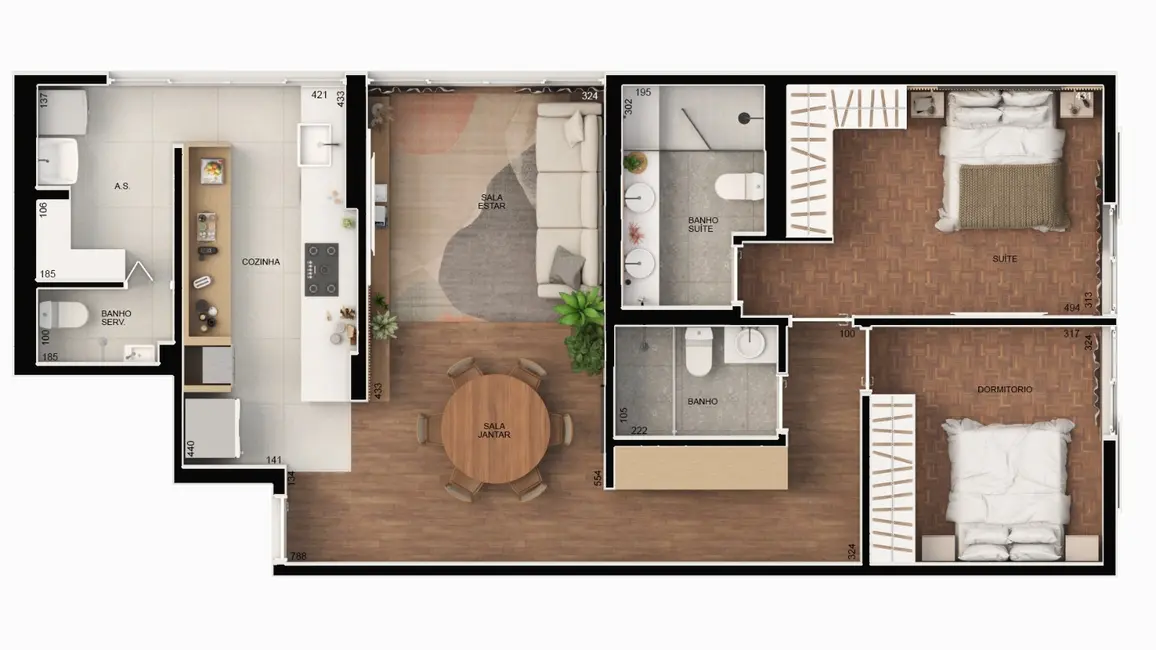 Apartamento com 2 quartos à venda, 97m2 em Paraíso, São Paulo - SP - imagem 8 Foto 8 de Apartamento com 2 quartos à venda, 97m2 em Paraíso, São Paulo - SP