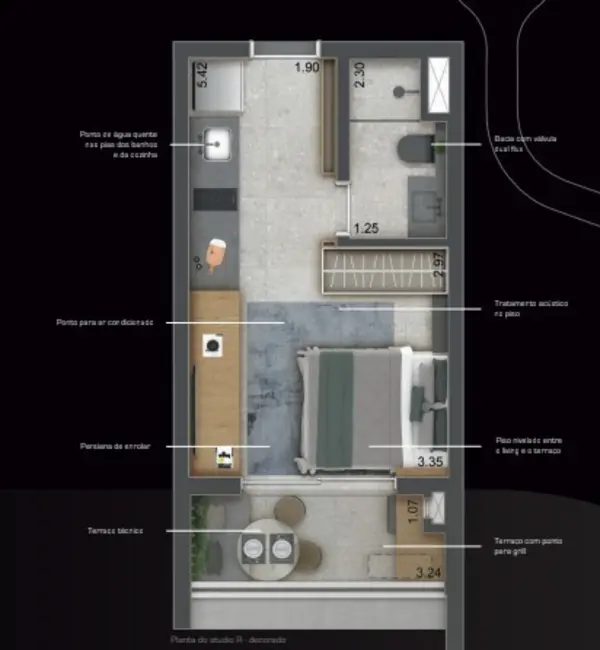 Foto 1 de Apartamento com 1 quarto à venda, 25m2 em Jardim das Acácias, São Paulo - SP