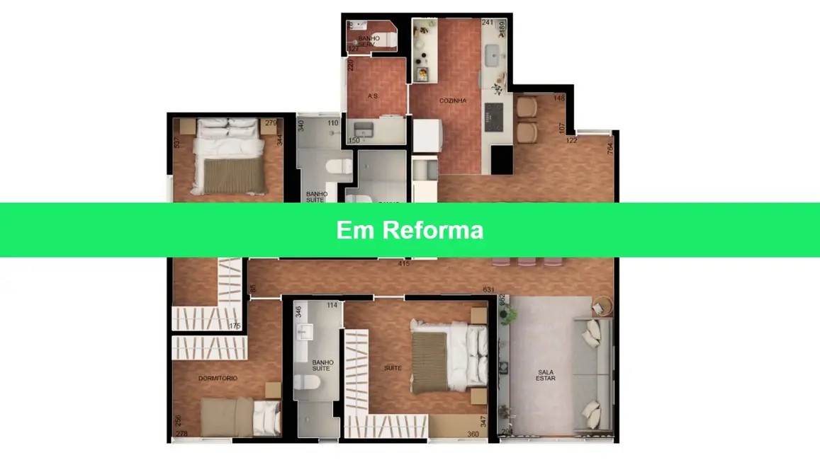 Foto 1 de Apartamento com 3 quartos à venda, 107m2 em Higienópolis, São Paulo - SP