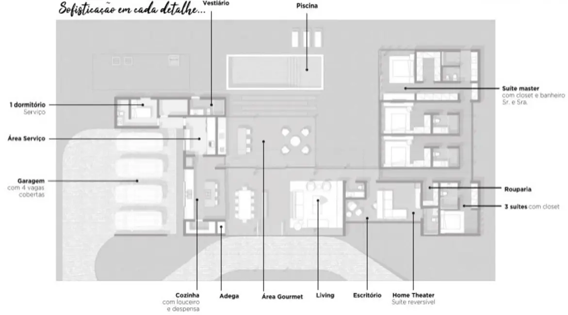 Foto 3 de Casa com 6 quartos à venda, 734m2 em Jardim dos Estados, São Paulo - SP