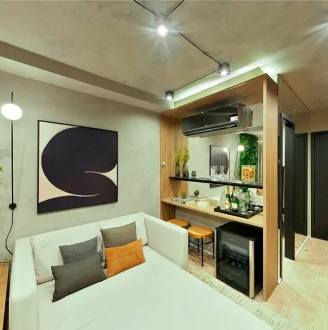 Apartamento com 1 quarto à venda, 25m2 em Vila Cordeiro, São Paulo - SP - imagem 2 Foto 2 de Apartamento com 1 quarto à venda, 25m2 em Vila Cordeiro, São Paulo - SP