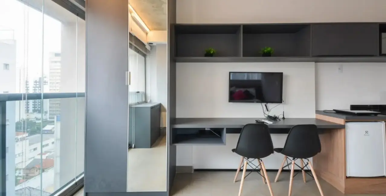 Apartamento com 1 quarto à venda, 21m2 em Higienópolis, São Paulo - SP - imagem 4 Foto 4 de Apartamento com 1 quarto à venda, 21m2 em Higienópolis, São Paulo - SP