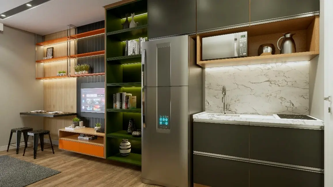 Apartamento com 1 quarto à venda, 20m2 em Chácara Inglesa, São Paulo - SP - imagem 2 Foto 2 de Apartamento com 1 quarto à venda, 20m2 em Chácara Inglesa, São Paulo - SP