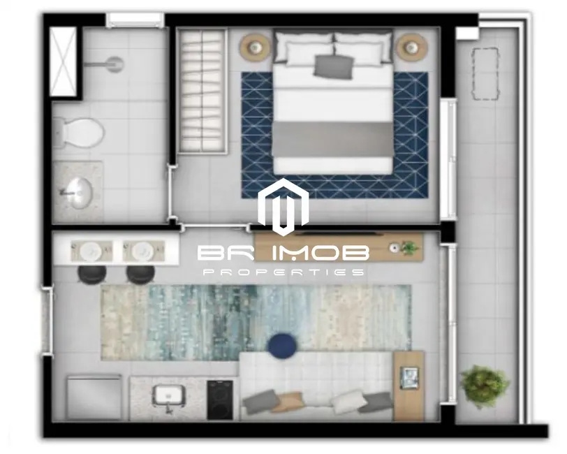 Foto 7 de Apartamento com 1 quarto à venda, 29m2 em Vila Madalena, São Paulo - SP