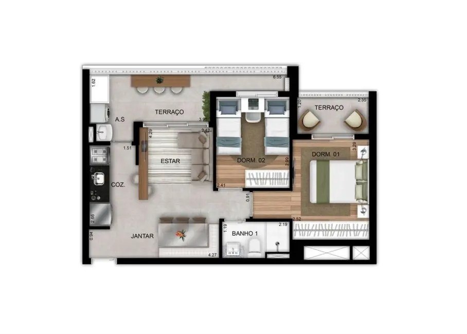 Apartamento com 2 quartos à venda, 71m2 em Saúde, São Paulo - SP - imagem 7 Foto 7 de Apartamento com 2 quartos à venda, 71m2 em Saúde, São Paulo - SP