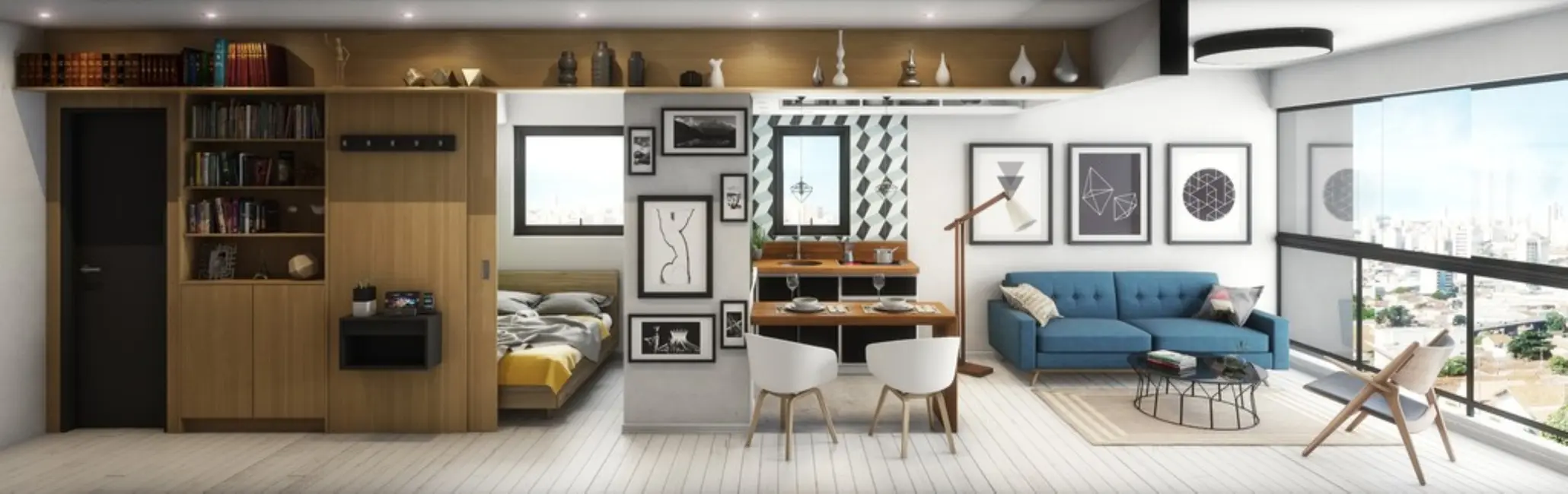 Apartamento com 1 quarto à venda, 49m2 em São Paulo - SP - imagem 5 Foto 5 de Apartamento com 1 quarto à venda, 49m2 em São Paulo - SP